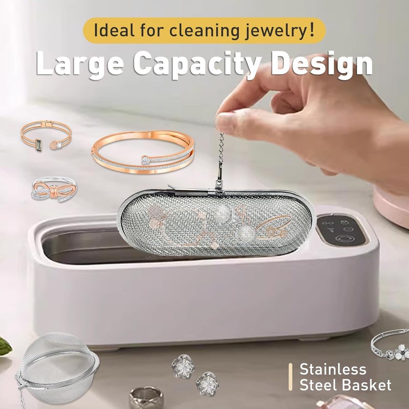 Iffitya Ultrasonic Cleaner Basket, Stainless Steel Basket for Ultrasonic Jewelry Cleaner, Jewelry Steam Cleaner Basket Small Parts Washing Basket for Jewelry, Watch Parts - Image 4